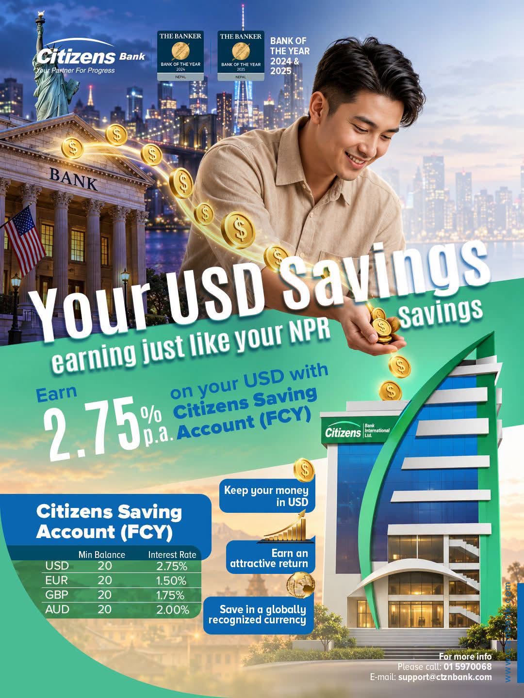 USD Savings Account